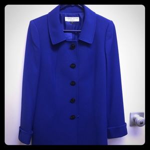 Tahari Levine Royal Blue Winter Coat